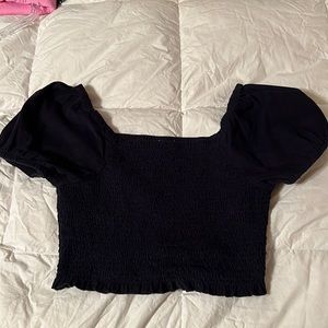 American Eagle Cropped Shirt